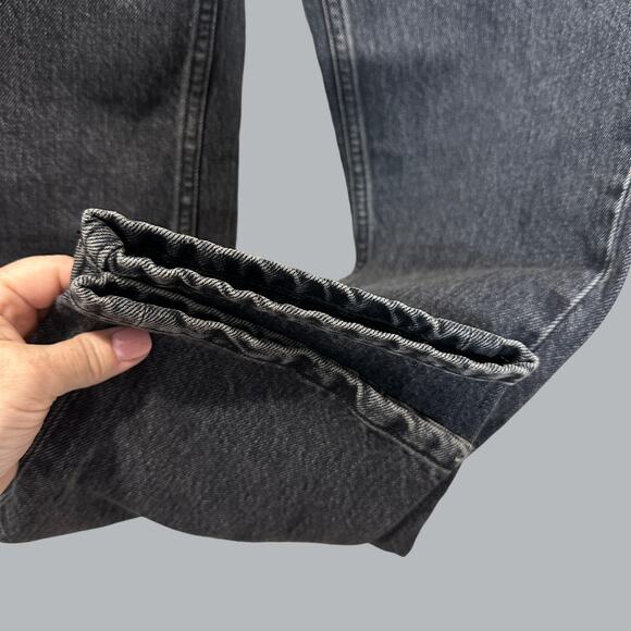 Everlane The Curvy ’90s Cheeky Straight Jean Washed Black Women's 27R NWT - Picture 6 of 13